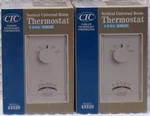 Lot Of Ctc Vertical Universal Room Thermostat Cool Only Model 43320 New. Price: $21.99.