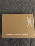 Universal Thermostat Lock Box With Key Clear Large Cover Guard Wall New. Price: $10.99.