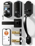 Veise VE012W-H Smart Front Door Lock Set, Built-in Wifi, App Remote & Voice New. Price: $85.00.