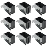 9 Pack 1-GANG Adjustable Electrical Outlet Box, 21 Cu.in. Non-metallic Pvc Junct New. Price: $89.99.