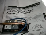 Dayton Remote Bulb Thermostat, Built In, 2YU88, Black (new-open Box). Price: $55.75.