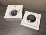 Google Nest 3RD Generation Learning Wifi Thermostat: T3007ES Stainless Steel A+ Open. Price: $89.99.
