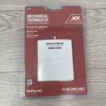 Ace Lever Mechanical Manual Thermostat 42350 Heat Only 24V No Off Option New. Price: $14.97.