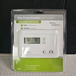 White Rodgers NP100 Non-programmable Thermostat Heating & Cooling Sealed New. Price: $22.99.
