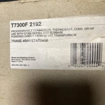Trane T7300F 2192 Programmable Commercial Thermostat Conv New In Open Box. Price: $120.00.