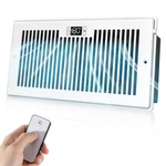 Vellee Quiet Register Booster Fan Fits 6" X (duct Opening 12", White New. Price: $72.78.