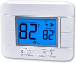 Thermostat Non Programmable Heat Pump For House 2H/1C, With Large Lcd New. Price: $41.95.