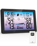 Zivron Weather Station Wireless Indoor Outdoor, Digital Thermometer Black New. Price: $48.11.