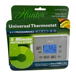 Hunter 5-1-1 Programmable White Universal Thermostat 44272 New. Price: $27.99.