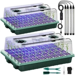 Starter Tray With Grow Light, 2 Packs 80 Cells Starting Kit Seedlin... New. Price: $51.41.