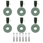 Ngk G-power Platinum Spark Plugs Coil Boots Kit For Lincoln Mks Navigator V6 New. Price: $72.95.
