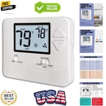 Non-programmable Thermostats For Home Conventional Single-stage Systems, Up T... New. Price: $39.99.
