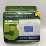 (1) New Hunter 5-1-1 Universal Progammable Thermostat #44273 Works Will All Syst. Price: $29.99.