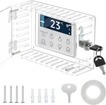 Thermostat Lock Box With Key On Wall 4"H 5.9"W Ac Cover New. Price: $13.05.