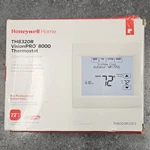 Honeywell TH8320R Visionpro 8000 Programmable Touch Screen Thermostat Redlink New. Price: $125.00.