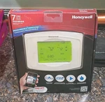 Honeywell Wi-fi Programmable Touchscreen Thermostat RTH8580WF Used. Price: $29.99.