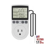 Ketotek Digital Thermostat Outlet Plug Temperature Controller Non-backlit Style New. Price: $30.36.