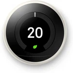 Google Nest Learning Thermostat Programmable Smart 3RD Gen T3017US - White Open. Price: $129.00.