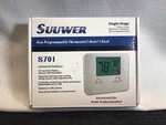 Suuwer S701 Non-programmable Thermostat Single Stage New Open Box. Price: $29.95.