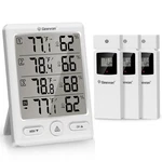 Geevon Indoor Outdoor Thermometer Wireless With 3 Remote Sensors, Temperature... New. Price: $43.99.