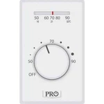 PRO1 Iaq T501 Line Voltage Thermostat Electric Heat 4 Wire Non-programmable New. Price: $54.16.