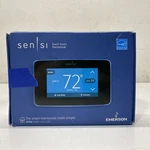 Emerson Thermostat ST75U Black Wifi Touch Smart Home For. Price: $29.99.