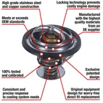 Engine Coolant Thermostat-fail-safe Motorad 7307-180 New. Price: $26.20.
