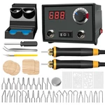 Firelood Pyrography Wood Burning Kit Professional Burner Tool Dual Pen 30 New. Price: $66.11.