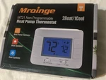 Mroinge M721 Digital Non-programmable Thermostat HEAT/2 Cool New. Price: $14.00.