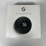 Google Nest T3018US 3RD Generation Smart Learning Thermostat - Mirror Black Read Used. Price: $39.99.