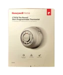 Honeywell Home CT87N Round Non-programmable Thermostat Heating Cooling New Open. Price: $11.99.