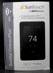 Suntouch 500900-SB Sunstat Connectplus Wi-fi Programmable Smart Thermostat Black New. Price: $190.00.