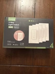Ghome Smart 3-WAY Light Switch SW6, 4 Pack, App, Voice, Alexa, Google, Nib New. Price: $39.99.
