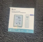 Unni Indoor Outdoor Thermometer Hygrometer Open. Price: $10.00.