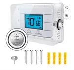 Pihode Thermostat Cover With Combination Lock, Clear Sprinkler Controller Guard, New. Price: $6.95.