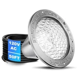 Catart 10 Inch Pool Light For Inground (white), AC120V Led -50FT New. Price: $310.11.