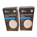 2-PACK Ge Cync Smart Room Temperature Sensor Wireless Thermostat Remote Monitor New. Price: $34.95.
