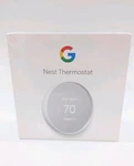 Google Nest Smart Thermostat Snow (white) 4TH Generation G4CVZ-US New Sealed Box. Price: $59.99.