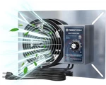 Abestorm 6.7" Crawlspace Vent Fan Stainles Steel 260CFM Exhaust W/humidistat New. Price: $67.31.