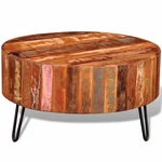Vidaxl Coffee Table, Handmade, 27.6'' X15.0'', Solid Reclaimed Wood, Multicolor New. Price: $261.99.