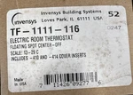 Invensys Building System TF-1111-116 Electronic Room Thermostat Floating Spdt New. Price: $225.00.