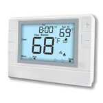 Programmable Thermostat For Home Hvac Systems, Multi-stage, HEAT/2 Cool New. Price: $53.23.