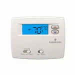Emerson 1F86EZ-0251 Blue Series Thermostats, H, C, Hardwired/battery, New. Price: $59.99.