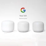 3 Pack Google Nest Wi Fi Router AC2200 Points Voice Assistant Snow White Open. Price: $139.95.