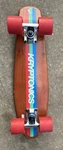 2015 Kryptonics 1965 Wood Deck Torpedo Skateboard Short Red Orange Wheels. Price: $28.00.