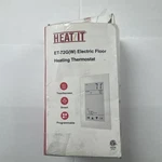 Heatit ET-72G(W) Digital Programmable Thermostat With Large Lcd Display Open. Price: $63.99.