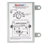 Attic Fan Mechanical Replacement Thermostat With Built-in Fire Safety Shut Off New. Price: $30.02.