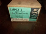 New 11B02-1 White Rodgers 100-240F Spst Immersn Aquastat Hot Water Control. Price: $180.00.