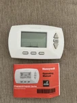 Honeywell 5-2 Day Programmable Thermostat RTH6350/RTH6450 Series W/ Manual White Used. Price: $19.95.