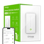 Ghome Smart Dimmer Switch Single Pole 2.4GHZ Wi-fi Light Compatible With New. Price: $38.99.
